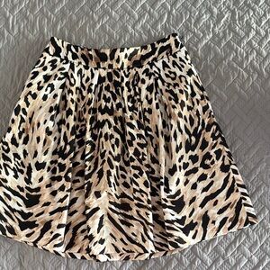 Leopard Print Women's Skirt